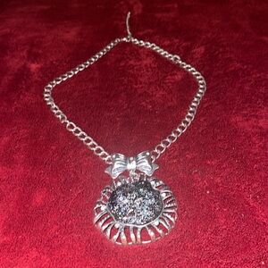 Necklace with the bow and medallion women’s Fashion jewelry